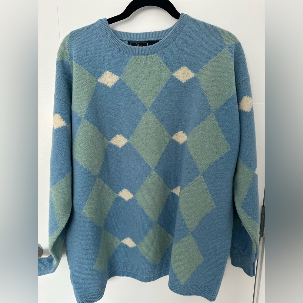 Pringle of Scotland Argyle Sweater – 100% Pure New Wool |Made in Scotland